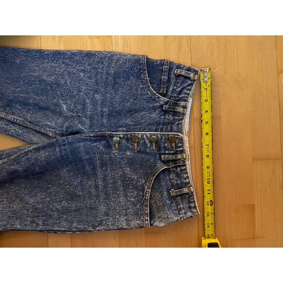 VTG Guess Georges Marciano stone wash high waist button fly 28 (actual 26 X 29) - Picture 4 of 7